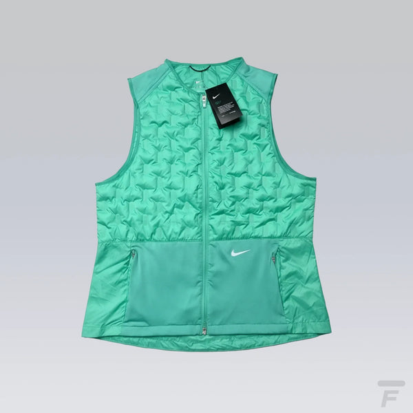 Veste Sans Manche Running Therma Fit Vert Menthe