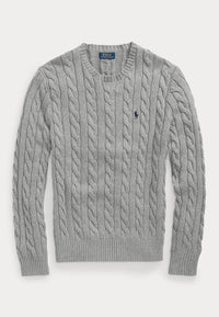Pull Ralph Lauren En Laine Gris