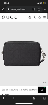 Sac à bandoulière en toile GG petit format - #3