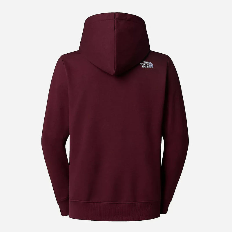 Sweat à capuche North Face Bordeaux