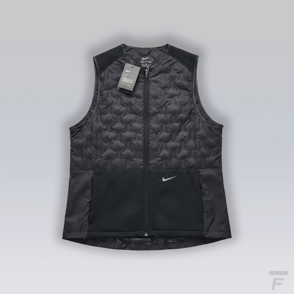 Veste Sans Manche Running Therma Fit Noir