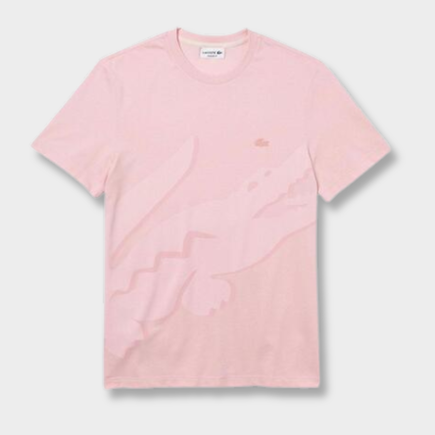 Ensemble short/t-shirt Lacoste Rose