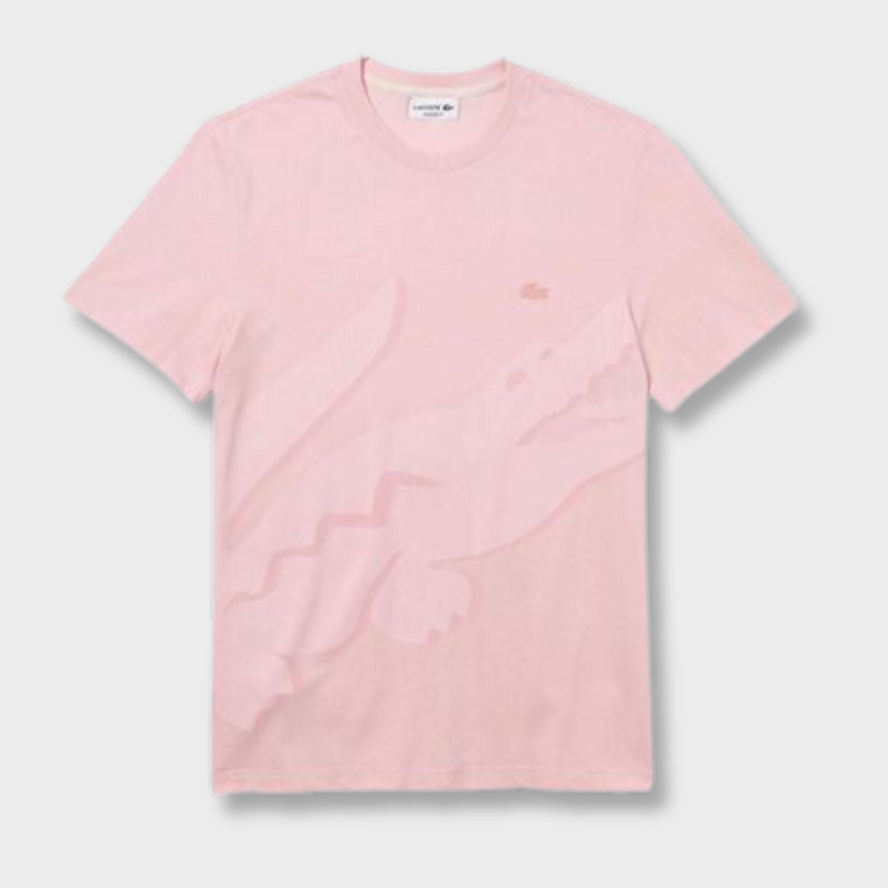 Ensemble short/t-shirt Lacoste Rose