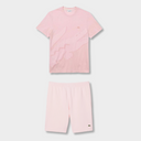 Ensemble short/t-shirt Lacoste Rose