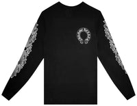 T-Shirt Manche Longue Chrome Heart Noir