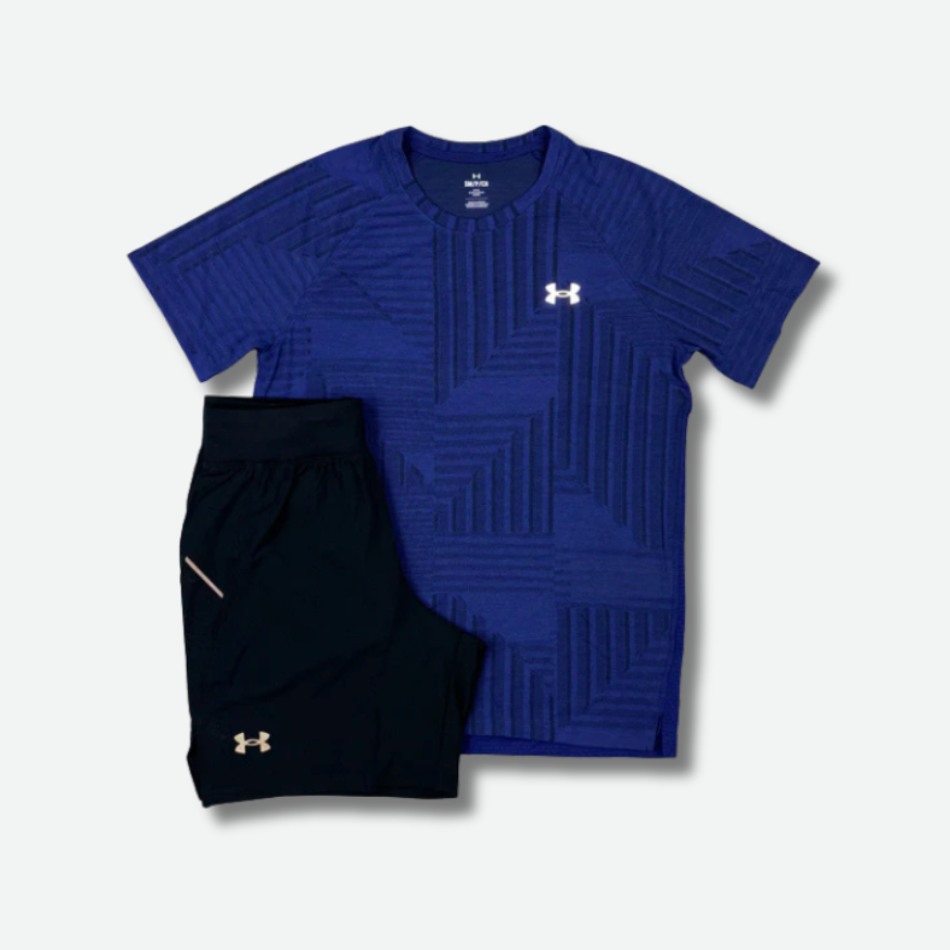 Ensemble short/t-shirt Under Armour Bleu marine