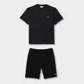 Ensemble short/t-shirt Lacoste Noir
