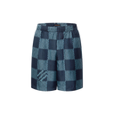Short Damier en soie