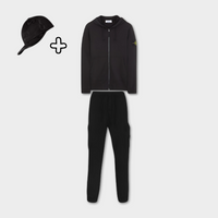 Ensemble Stone Island Noir + Casquette offerte