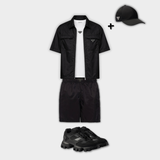 Outfit Prada Noir + Casquette Offerte