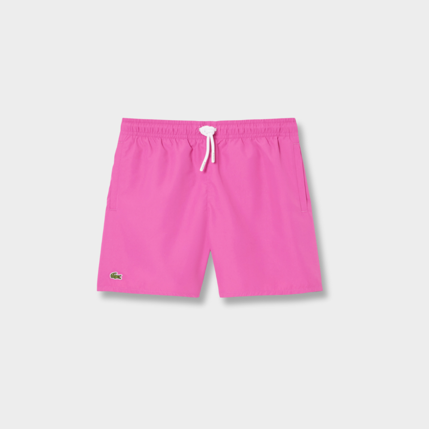 Ensemble short/t-shirt Lacoste Rose vif