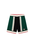 TENNIS MAILLE RAYÉ SHORTS