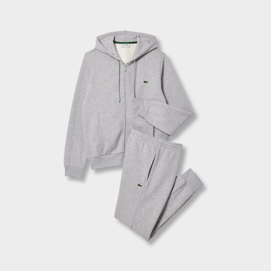 Ensemble survêtement Lacoste Gris
