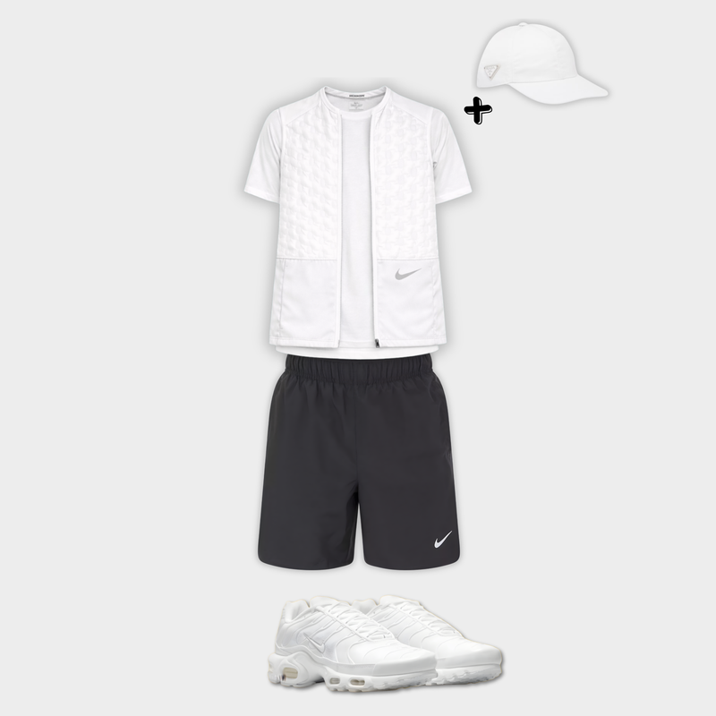 Outfit Therma Fit Blanc + Casquette Offerte