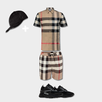 Outfit Chemise Burberry + Casquette Offerte