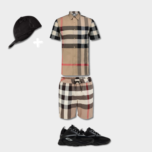 Outfit Chemise Burberry + Casquette Offerte