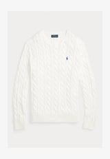 Pull Ralph Lauren En Laine Blanc