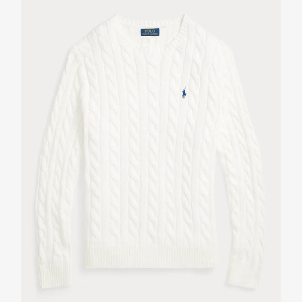 Pull Ralph Lauren En Laine Blanc