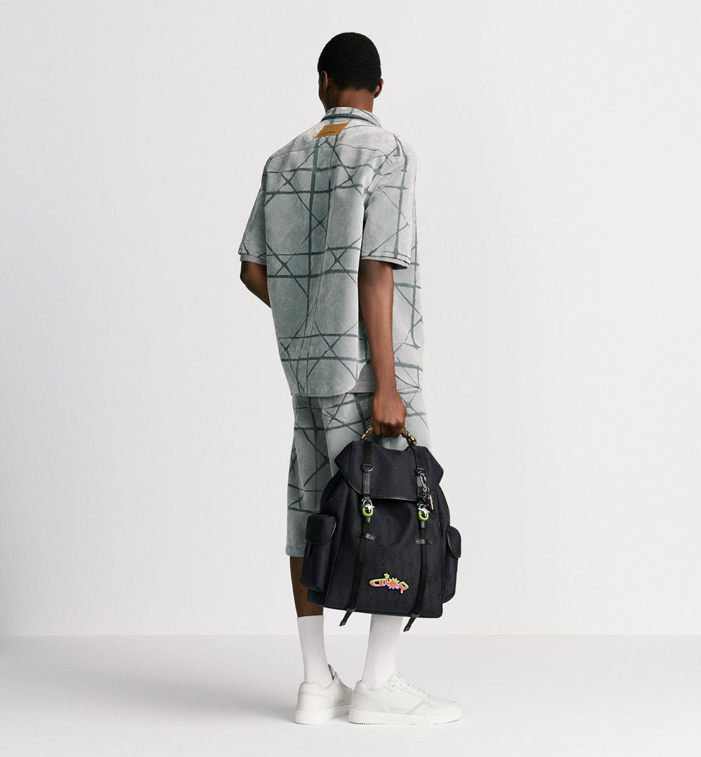 Sac à dos à rabat Dior Hit The Road DIOR AND LEWIS HAMILTON