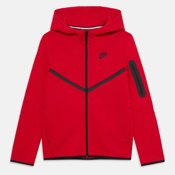 Nike Tech Fleece Zippé Rouge