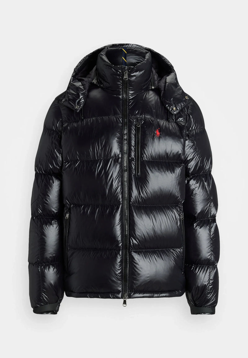 Doudoune Ralph Lauren Puffer Noir Brillante
