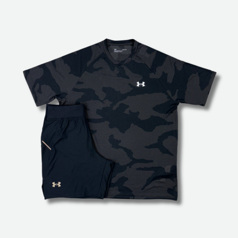 Ensemble short/t-shirt Under Armour Noir