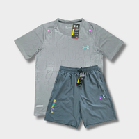 Ensemble short/t-shirt Under Fluo Gris