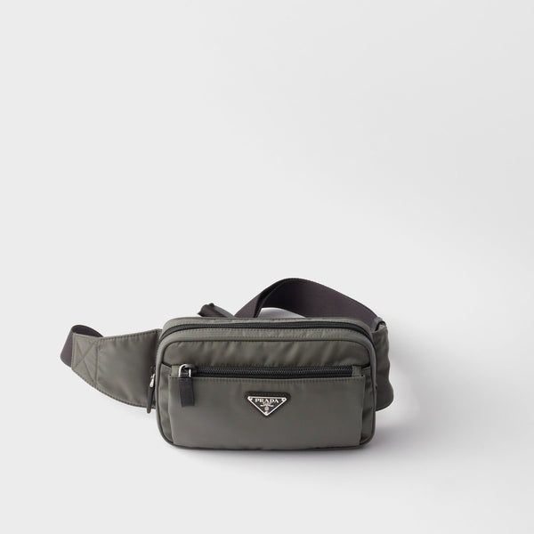 Sac banane en Re-Nylon et cuir Saffiano
