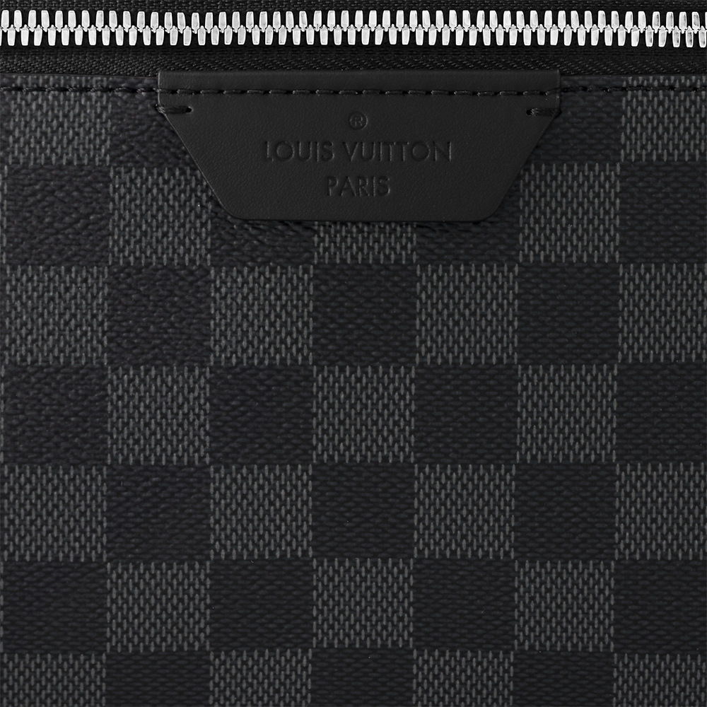 Sac à dos Discovery PM Toile Damier Graphite Noir