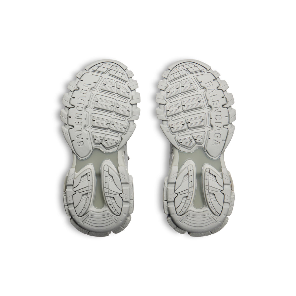 Balanciaga Track Gris Avec Logo Jaune Fluo