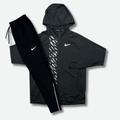 Ensemble survêtement running Noir et blanc