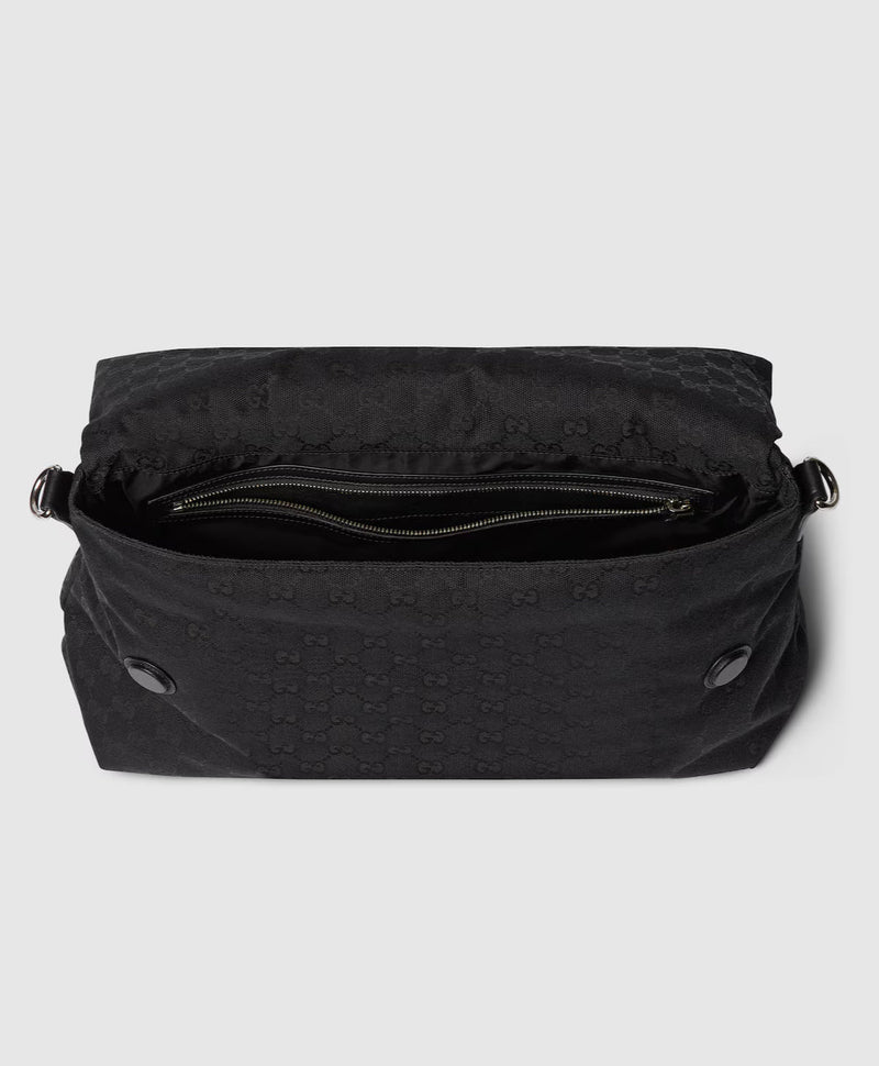 Sac à bandoulière en toile GG grand format - #1