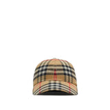 Casquette de baseball en coton mélangé Check