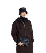 Sac à bandoulière en denim GG petit format