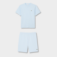 Ensemble short/t-shirt Lacoste Bleu pâle