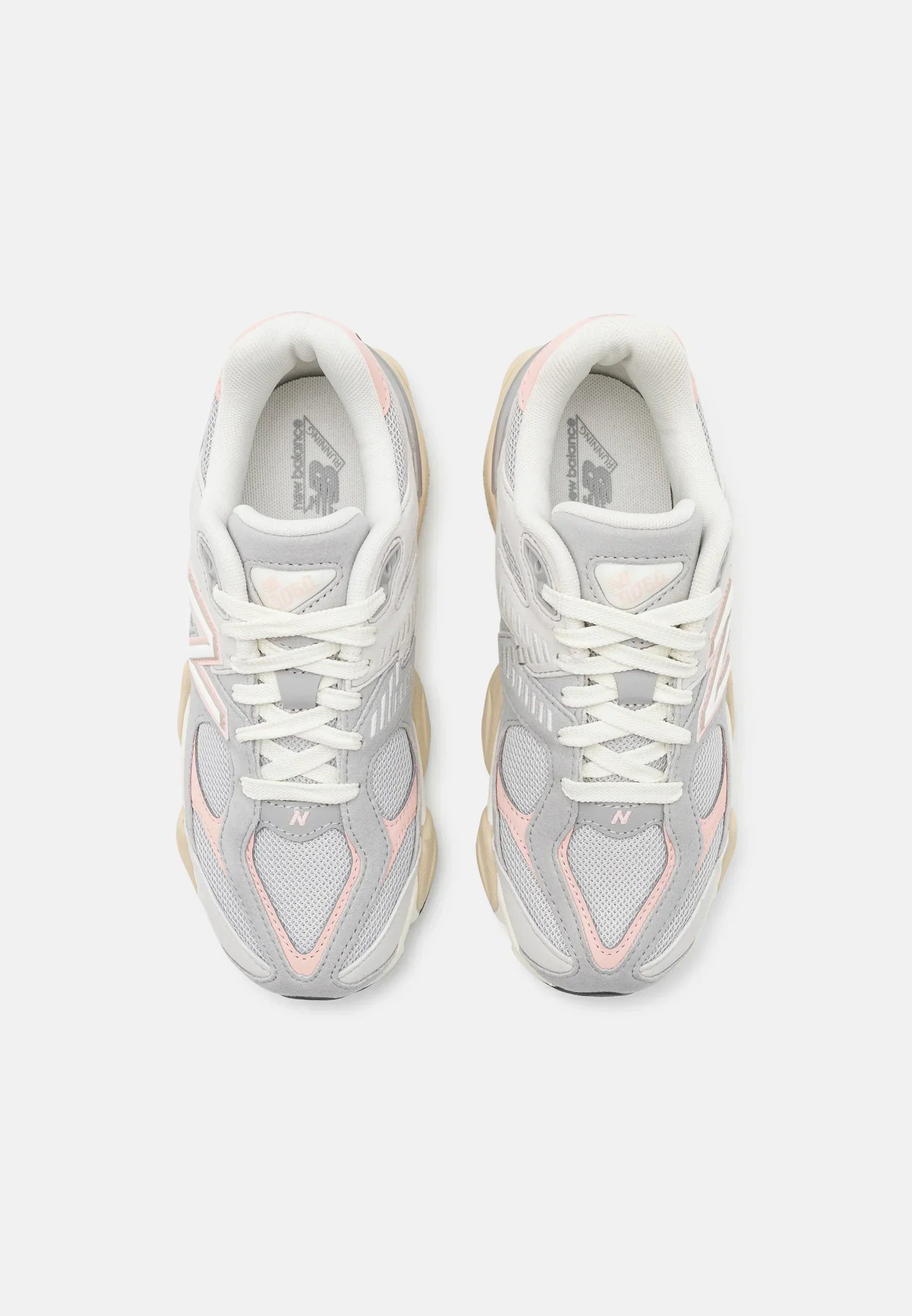 New Balance 9060 Gris Et Rose