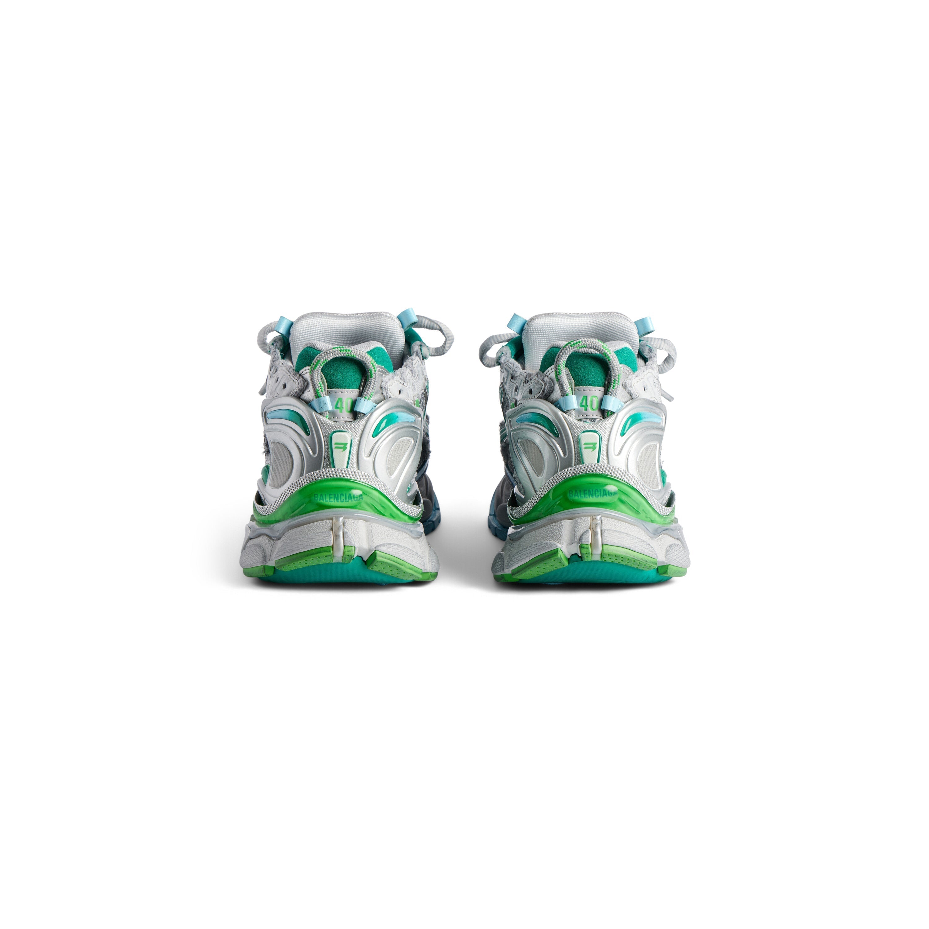 Balanciaga Runner Vert Et Bleu
