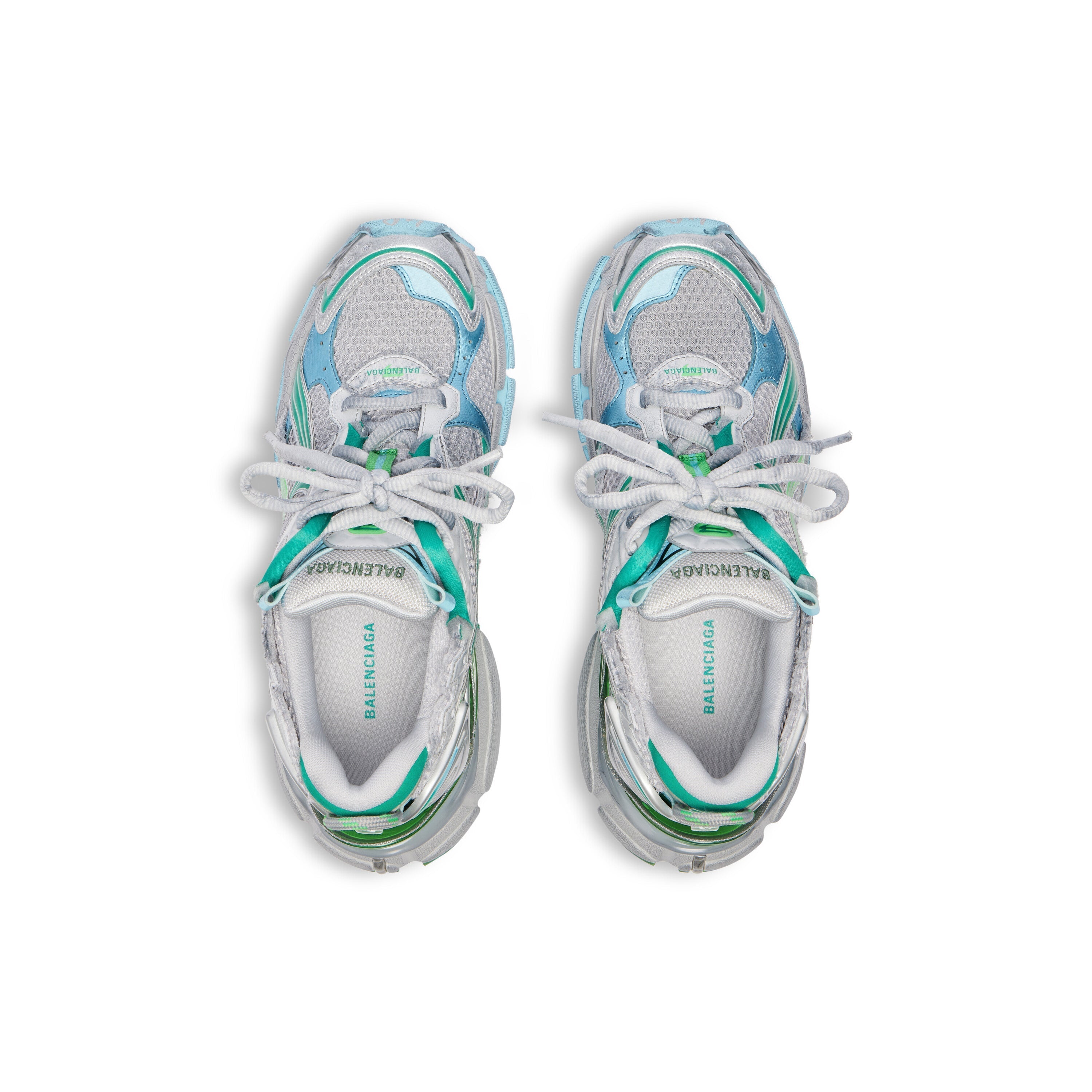 Balanciaga Runner Vert Et Bleu