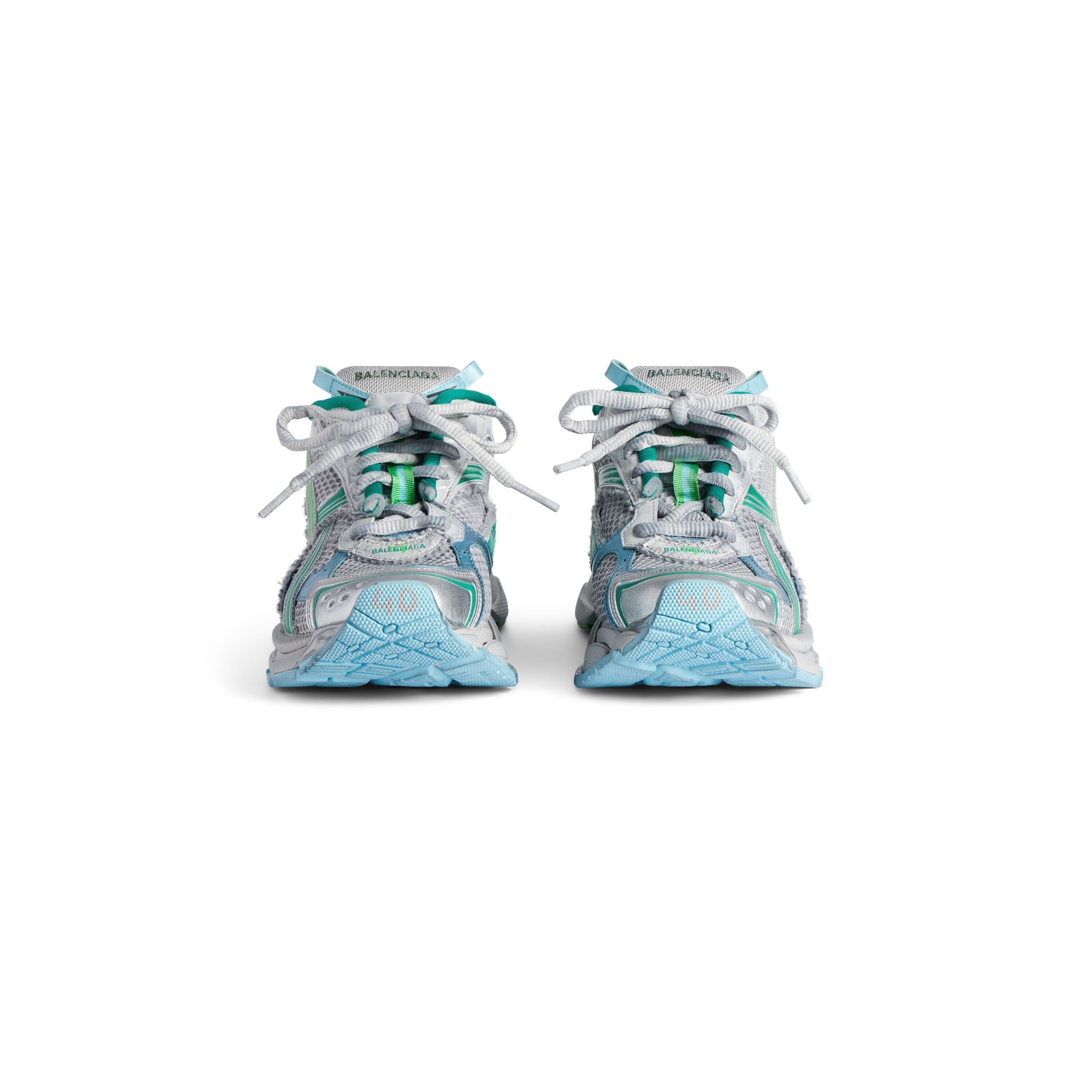 Balanciaga Runner Vert Et Bleu