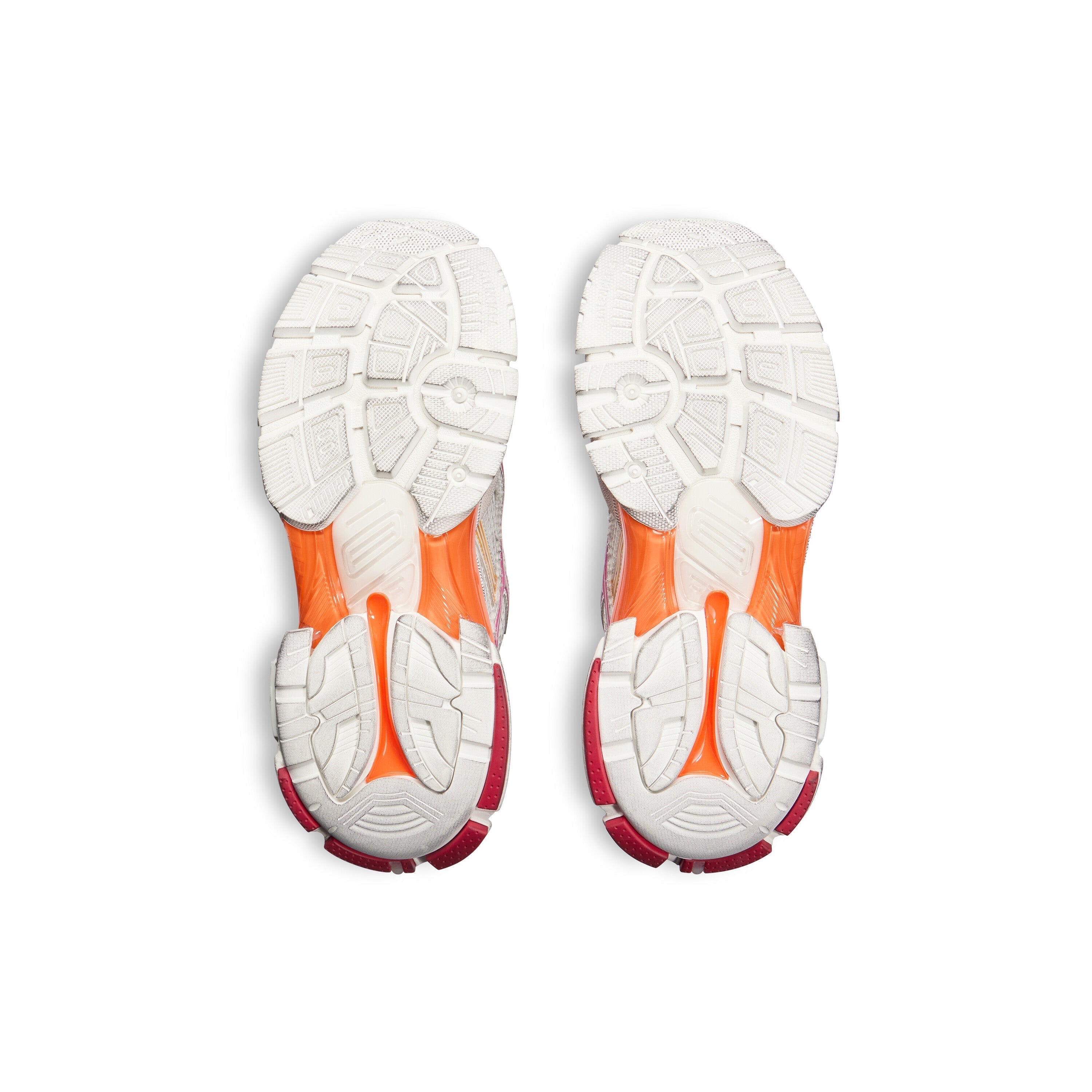 Balanciaga Runner Blanc Orange Rose Et Rouge
