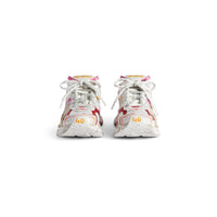 Balanciaga Runner Blanc Orange Rose Et Rouge