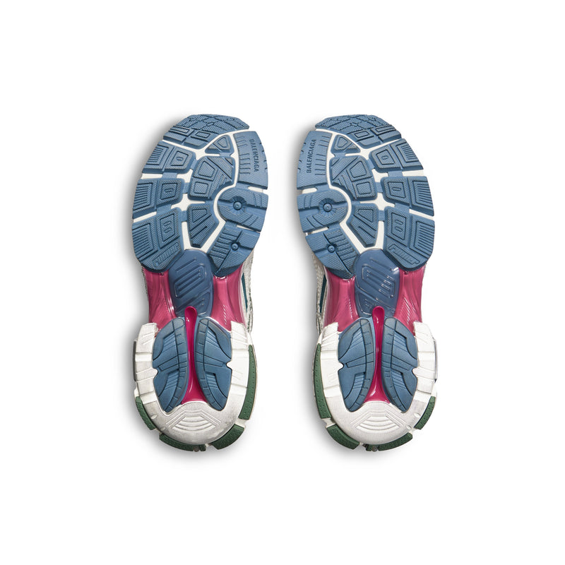 Balanciaga Runner Blanc Et Vert Foncé