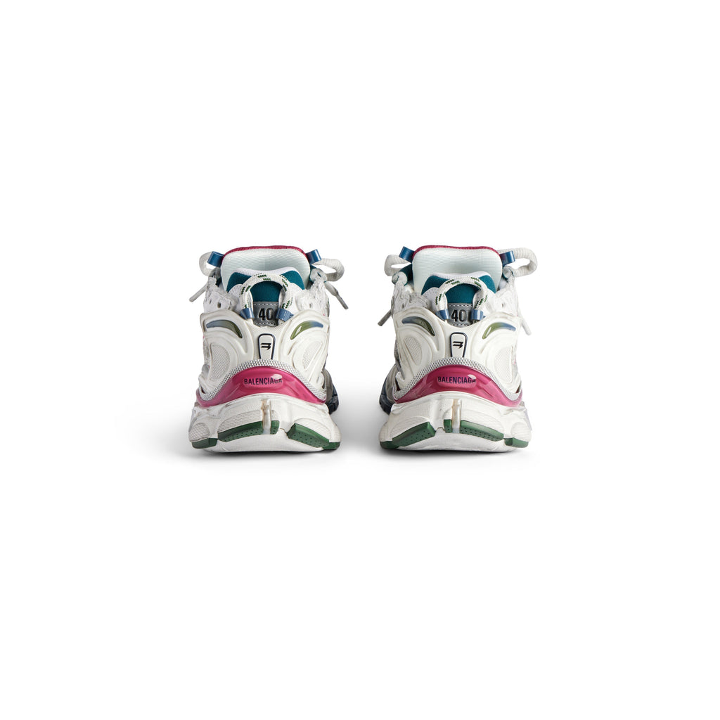Balanciaga Runner Blanc Et Vert Foncé