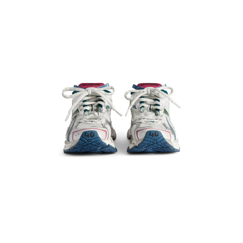 Balanciaga Runner Blanc Et Vert Foncé