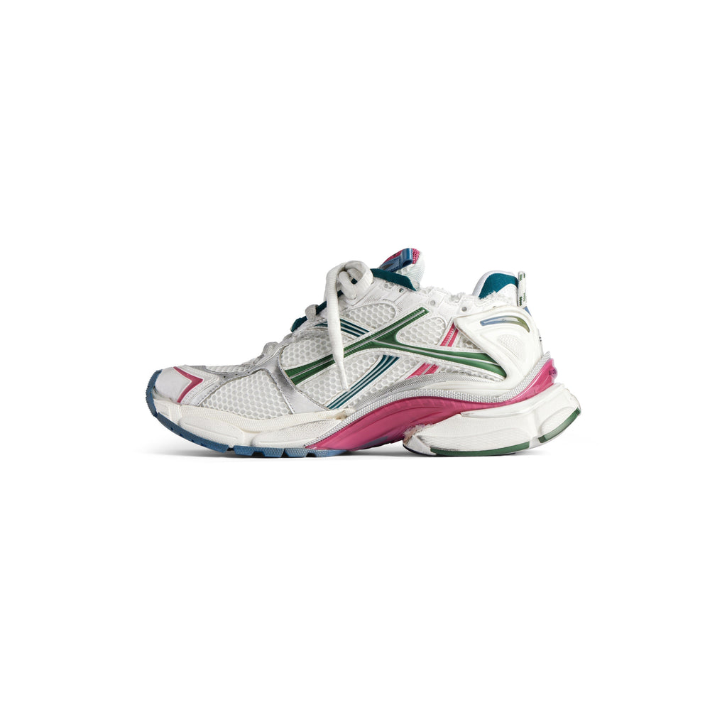 Balanciaga Runner Blanc Et Vert Foncé