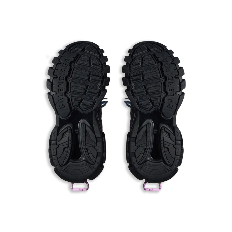 Balanciaga Track Noir Avec Laces Rose Et Bleue