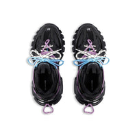 Balanciaga Track Noir Avec Laces Rose Et Bleue