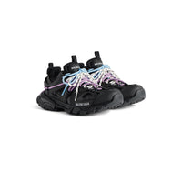 Balanciaga Track Noir Avec Laces Rose Et Bleue
