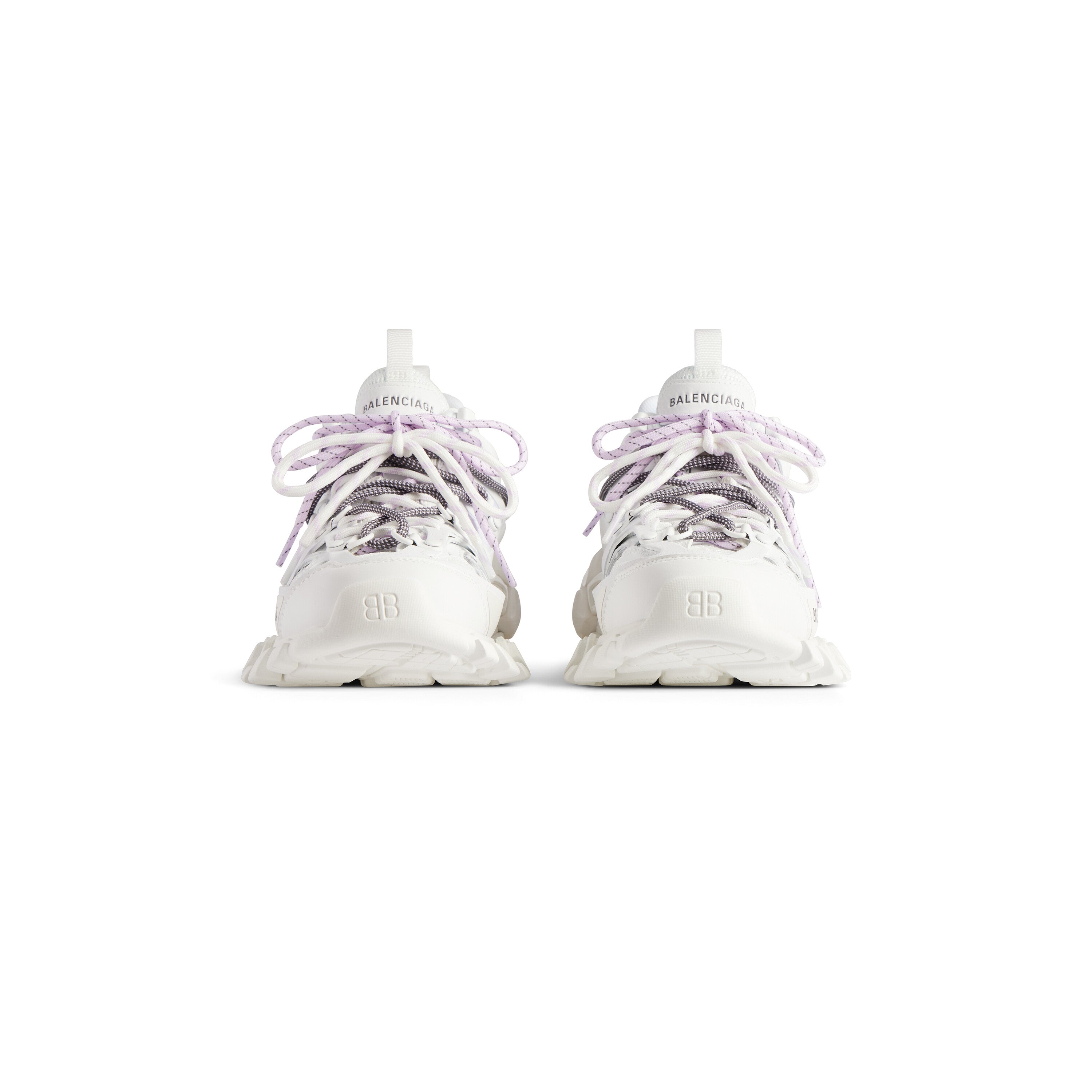 Balanciaga Track Blanc Avec Laces Blanche et Lilas