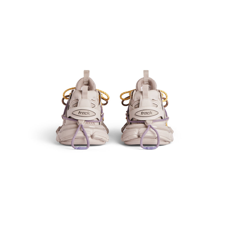 Balanciaga Track Taupe Avec Laces Jaune Et Violette